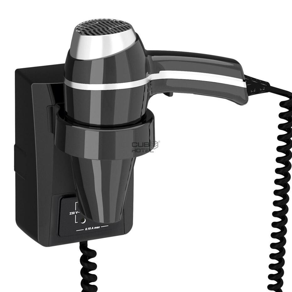 Secador De Pelo Clipper Ii 1400W Negro Con Toma Afeitar
